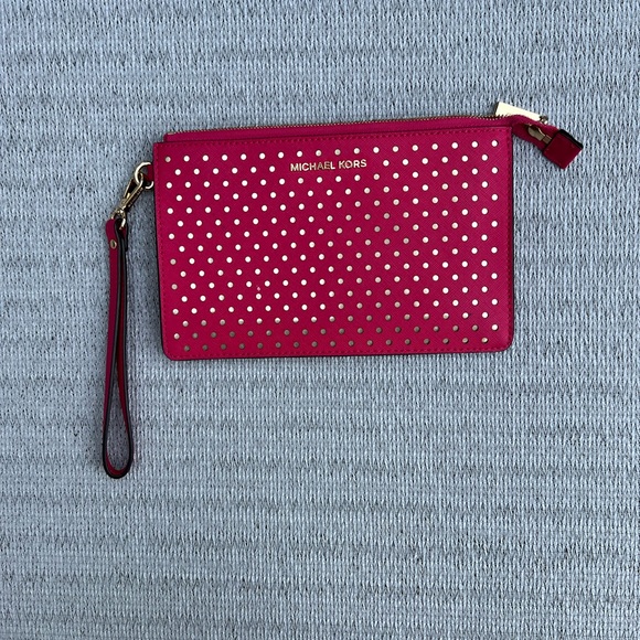 Pink wristlet Michael Kors - Picture 1 of 3
